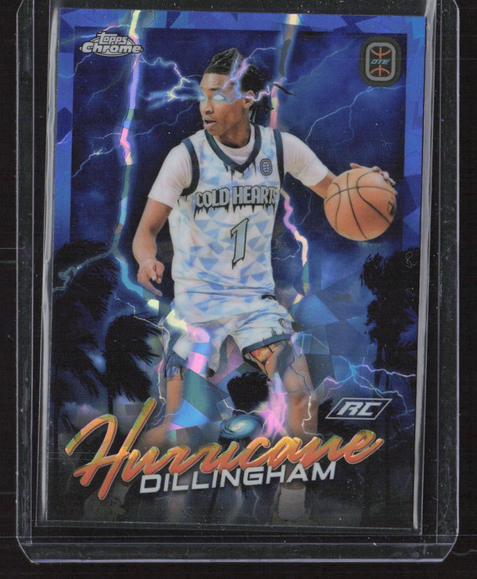 Rob Dillingham 2022-23 Topps Chrome Overtime Elite #H-13 Hurricane Cold Hearts