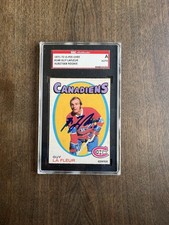 Signed 1971-1972 O-Pee-Chee Hockey #148 Guy LaFleur Rookie SGC Authentic Auto