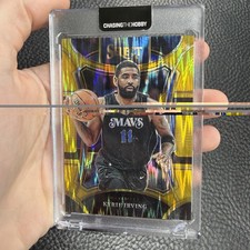2023-24 Panini Select - Mezzanine Level Kyrie Irving #380 Gold Flash Prizm /10