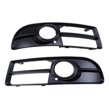 1 Pair Front Bumper Fog Light Grill Cover Bezel For Audi A4 B7 S-line S4 05-08 1 Pair Front Bumper Fog Light Grill Cover Bezel For Audi A4 B7 S-line S4 05-08