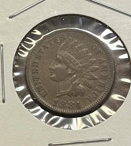 1884 Indian Head Cent - XF/AU