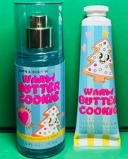  NEW WARM BUTTER COOKIE  2PC TRAVEL GIFT SET  Bath  Body Works