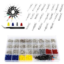 799 PCS Car and Motorcycle Connector Terminal Pin Kit with Various Sizes