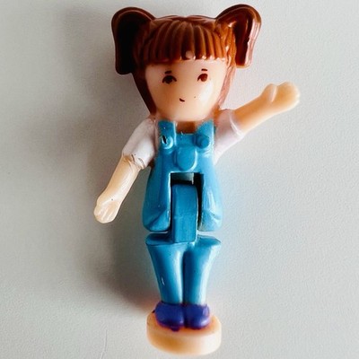 Vintage Polly Pocket Figur Puppe Up And Away Bluebird 1990er Heißluftballon