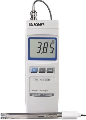 Voltcraft PH 100 ATC Digitales pH-Meter Messgerät PH Wert Prüfer Aquarium P434