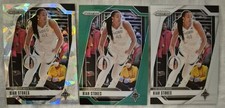 Kiah Stokes CRACKED ICE & GREEN PRIZM 2024 Prizm WNBA #122 & Base VALKYRIES