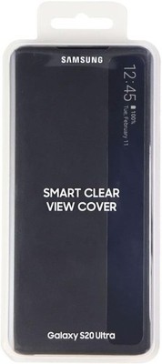 Etui für Galaxy S20 Ultra Antimikrobielles Clear View Cover,