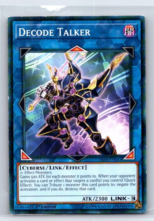 Decode Talker YS18-EN043 Starter Deck: Codebreaker Yu-Gi-Oh LP
