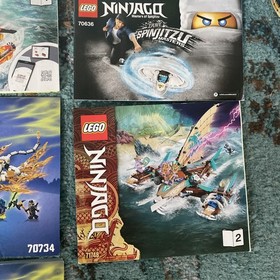 LEGO Ninjago Movie Manual Instruction Booklets ONLY 