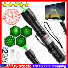 Professional Rechargeable Green Laser Pointer High Power Green Beam Light Long