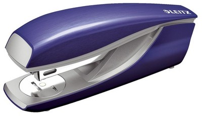 Leitz 5562-00-69 5562 Büroheftgerät NeXXt Style - Metall, 30 Blatt, titan blau