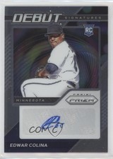 2021 Panini Prizm Debut Signatures Edwar Colina #DS-EC Auto 0gh1