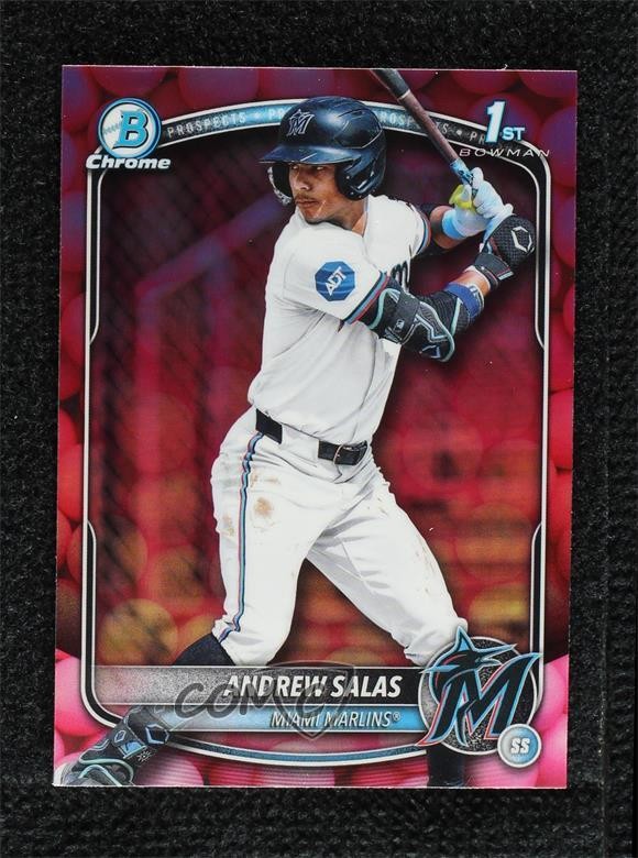 2025 Bowman Chrome Prospects Gum Ball Refractor Andrew Salas #BCP-156 1bk5