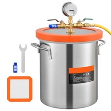 Uimoso Vacuum Chamber with Tempered Glass Lid, 5 Gal Degassing Chamber
