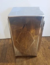 Vintage Bloomfield Restaurant Diner Chrome Napkin Holder Dispenser Spring Loaded