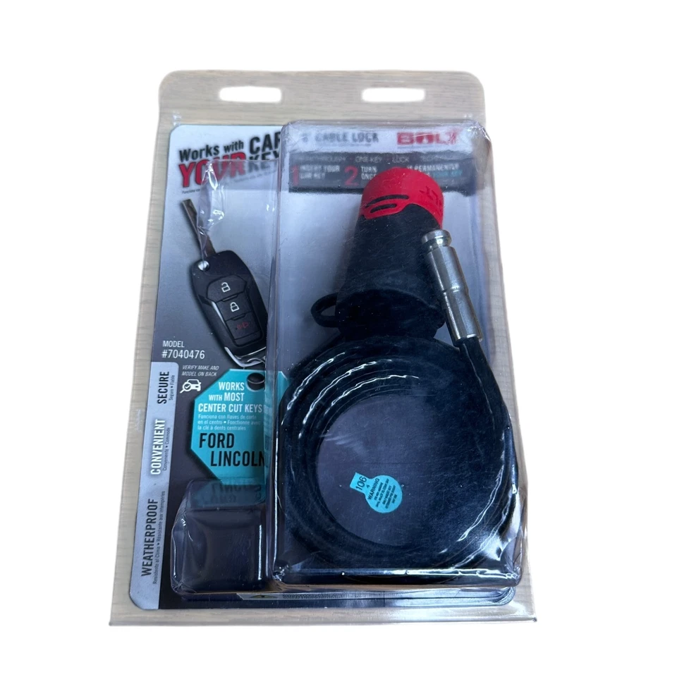 PERNO 7040476 6' bloqueo de cable para Ford F-150 2021-2023 - negro - nuevo Foto 2 de 4