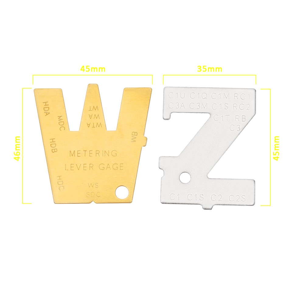 2PCS Metering Lever Adjustment Tool for Walbro Zama Carburetors on