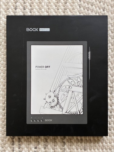Tablette Android Onyx BOOX Max 2 liseuse 13" E-ink neuve avec stylet Wacom pour dessin