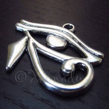 Eye of Horus 33mm Antiqued Silver Plated Egyptian Pendants C0070 - 5, 10, 20PCs