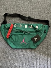 NIKE AIR JORDAN OVERSIZED HIP PACK 9A0242-E85 CROSSBODY FANNY BAG MYSTIC GREEN