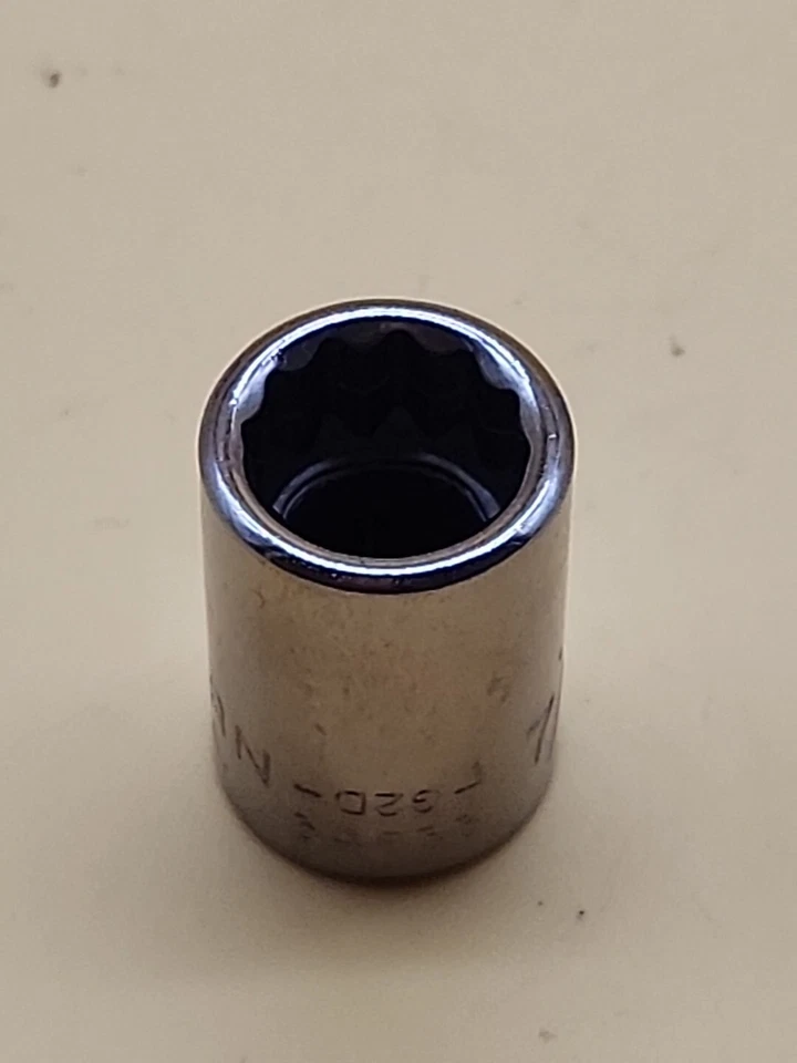 Craftsman Tools 7 /16" 12 Point 3/8" Drive Shallow Socket G2d -34633 USA - Image 4 of 4