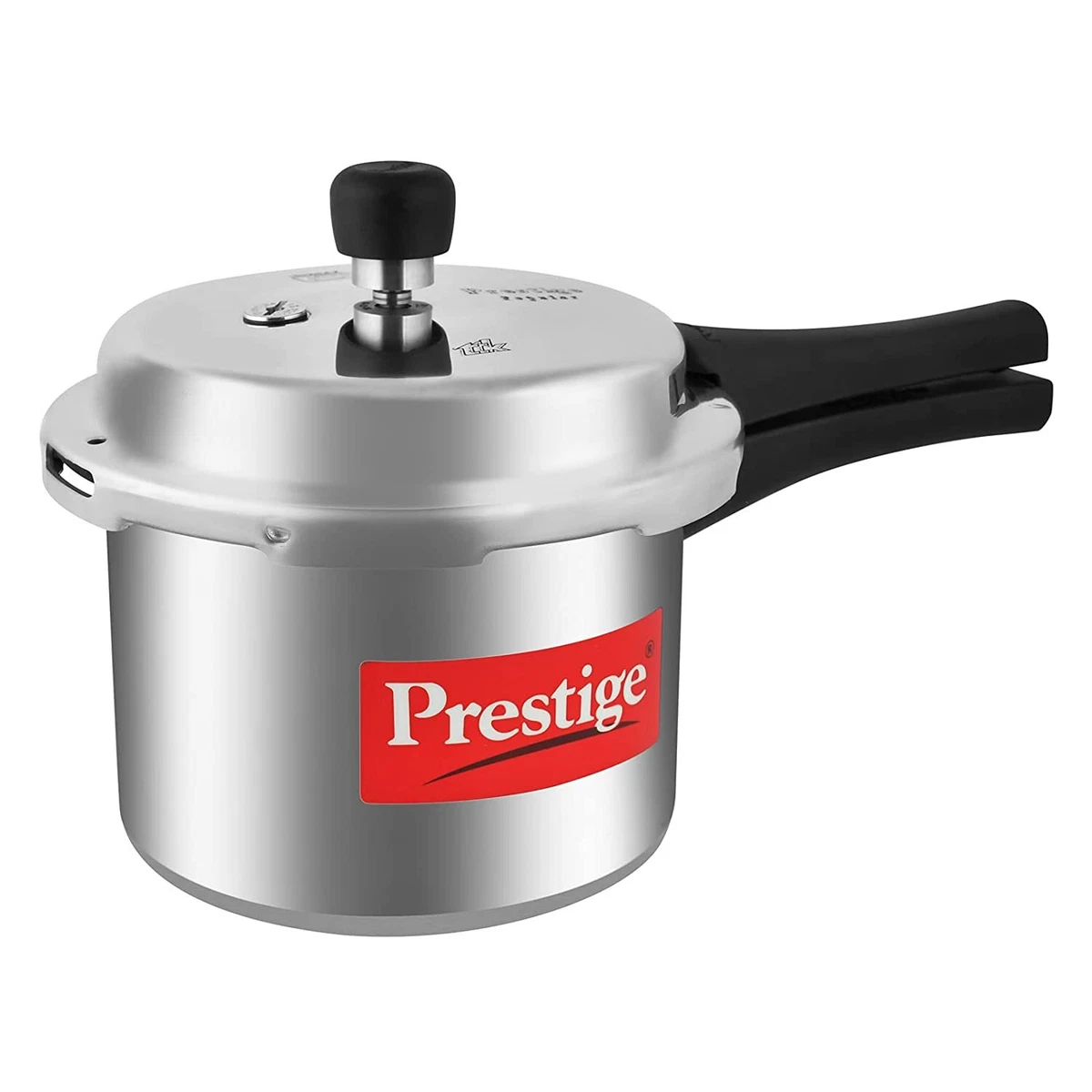 Prestige Popular Aluminium Outer Lid Pressure Cooker 3 Litres Silver