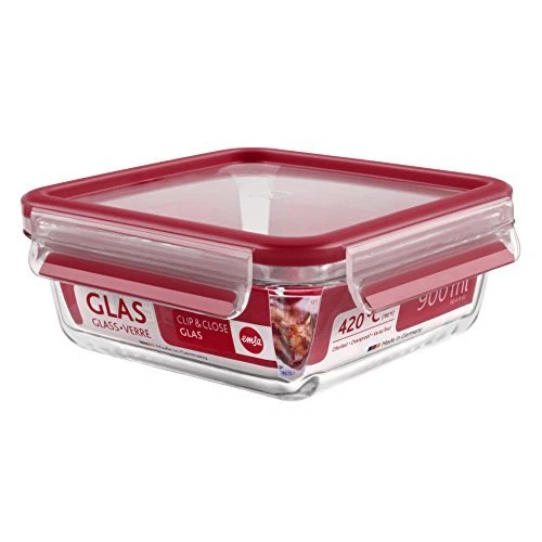 Contenitori e barattoli da cucina blu in vetro