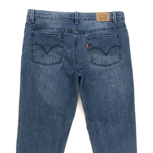 Levis 710 Super Skinny Jean Girls Size 16 Reg Stretch Light Adjustable W28” L29” - Picture 3 of 12
