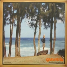 Gravis Kalani Robb Vintage BIG surfing promotional poster Flawless New Old Stock
