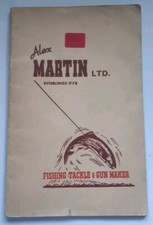 Alex Martin Vintage Fishing Tackle Catalogue and Price List 1950