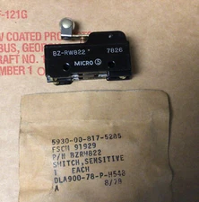 MICRO SWITCH BZ-RW822 SWITCH NOS