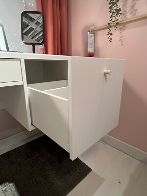 Brand New IKEA SYVDE White Dressing Table 39 1/2X19 