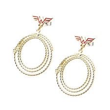 Wonder Woman Lasso Earrings Gold