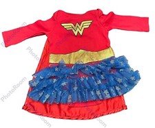 Wonder Woman Costume with Detachable Cape Infant 0 to 6M