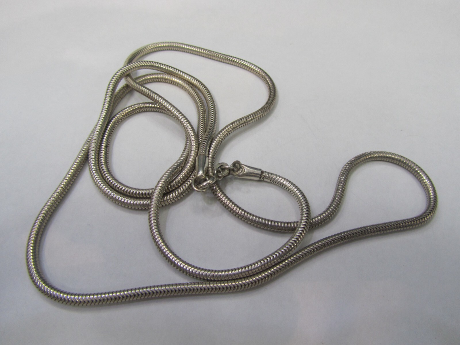 Sterling Silver 925 Solid Snake Chain - image 1