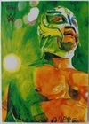 2021 WWE Undisputed - Rob Schamberger Illustrations Card  RS-6 Rey Mysterio