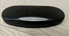 Adrienne Vittadini Slim Black GLASSES CASE Eyeglass Sunglasses Hard Shell Clam