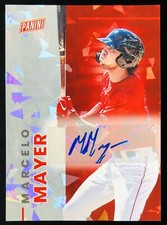 2022 Marcelo Mayer /25 AUTO CRACKED ICE PROSPECT Panini The National Red Sox