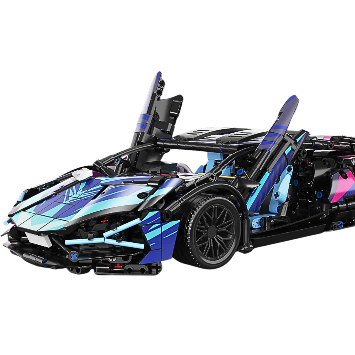 Building Blocks 1280 Pcs Lamborghini Cyberpunk 1:14 Sports