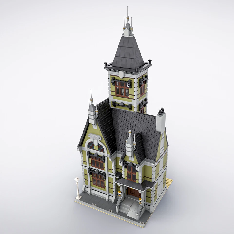 MOC: Modular Building: Old Mansion Haunted House Modification 3723 Pieces - Image 3 of 4