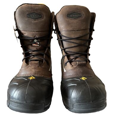 Terra Men's Crossbow XS Brown Leather Upper Balance Black