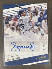 2021 Panini Chronicles Prestige Andruw Jones Autograph 1/10