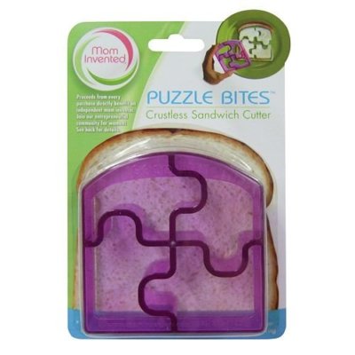 Mom Invented Sandwich Cutters Puzzle Bites NEW SEALED PACKAGING hard 2 find RARE