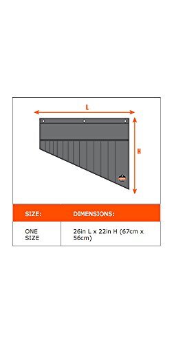 Arsenal 5873 Wrench Roll-Up Pouch, Tall, 14-Pockets, Black