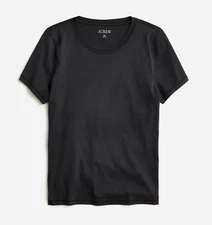 New JCREW Pima Cotton Slim-Fit T-Shirt Charcoal Black $45 BY407