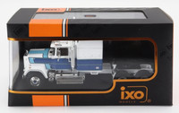 Ixo TR165 Mack Superliner Magnum 1985 1:43 Us Truck Weiß Blau