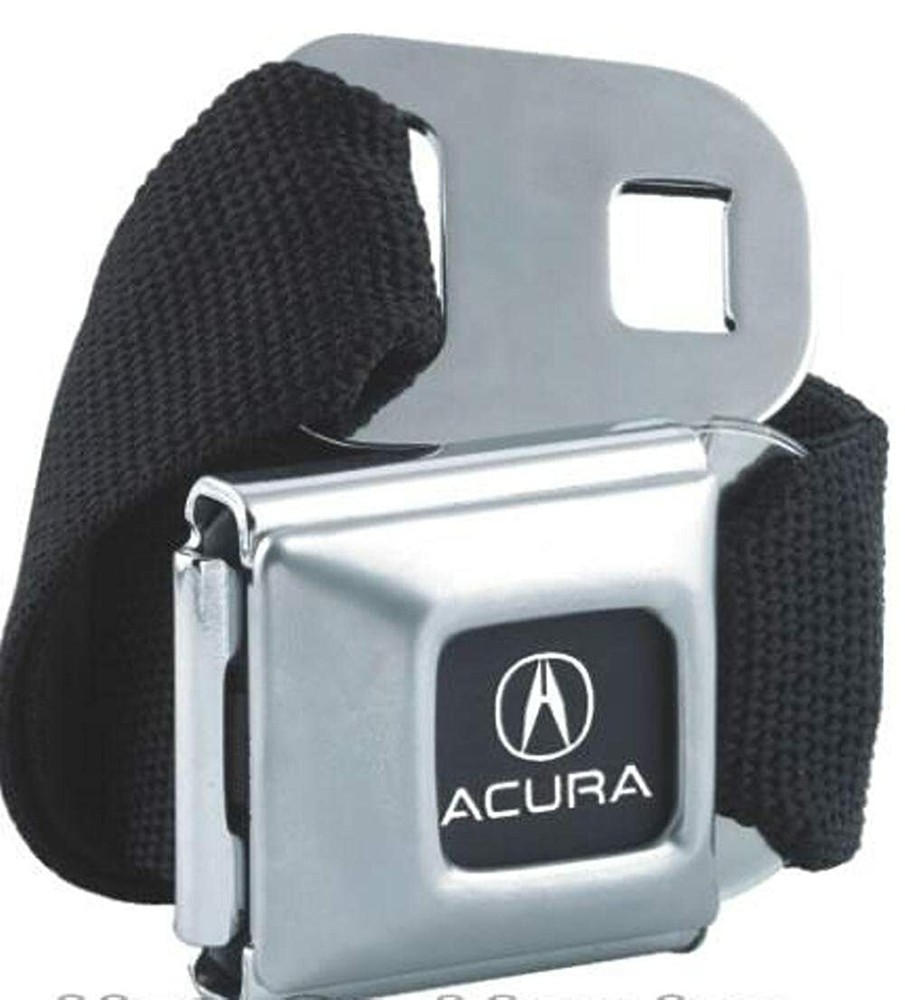 Authentic Black ACURA Seat Belt Buckle Belt by Buckle-Down Seatbelt for pants
