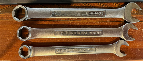 Vintage Craftsman VA USA 13pc SAE 6 Point Combination Wrench Set 1/4" - 15/16" - Picture 12 of 15