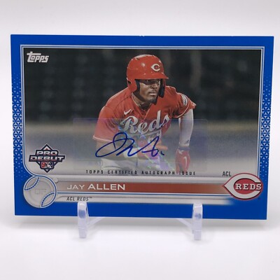 2022 Topps Pro Debut Jay Allen Blue Auto Autograph #/150 ACL Reds