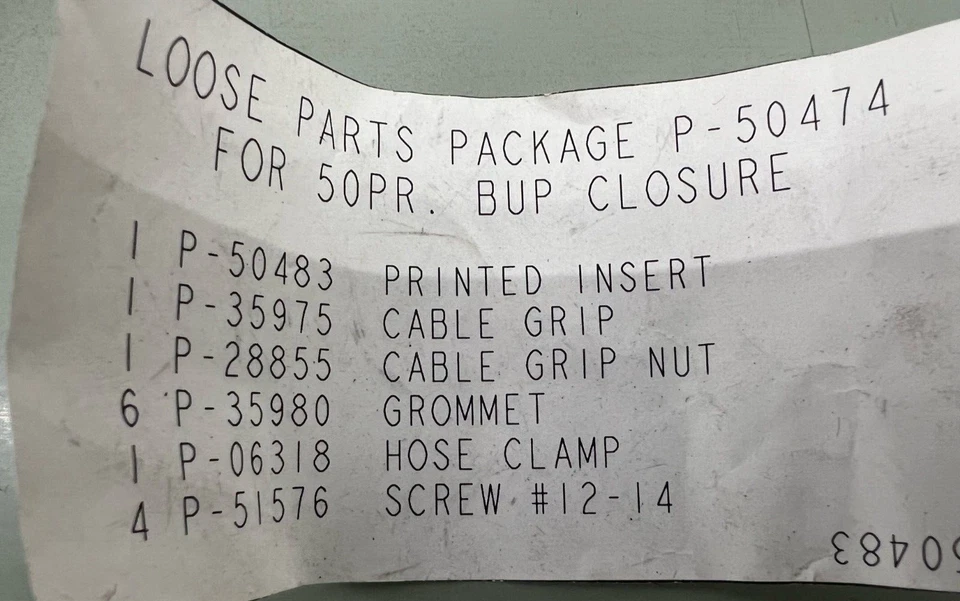 MARCONI F019647 COMMUNICATION TERMINATION INSIDE LENGTH 15" DEPTH 4-1/8" - Image 4 of 4